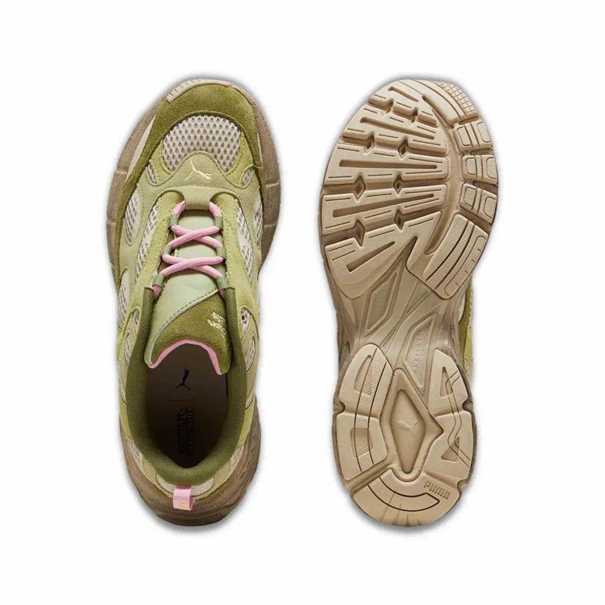 プーマ X キッドシューパー PUMA KIDSUPER VELOPHARSIS NU オリーブ