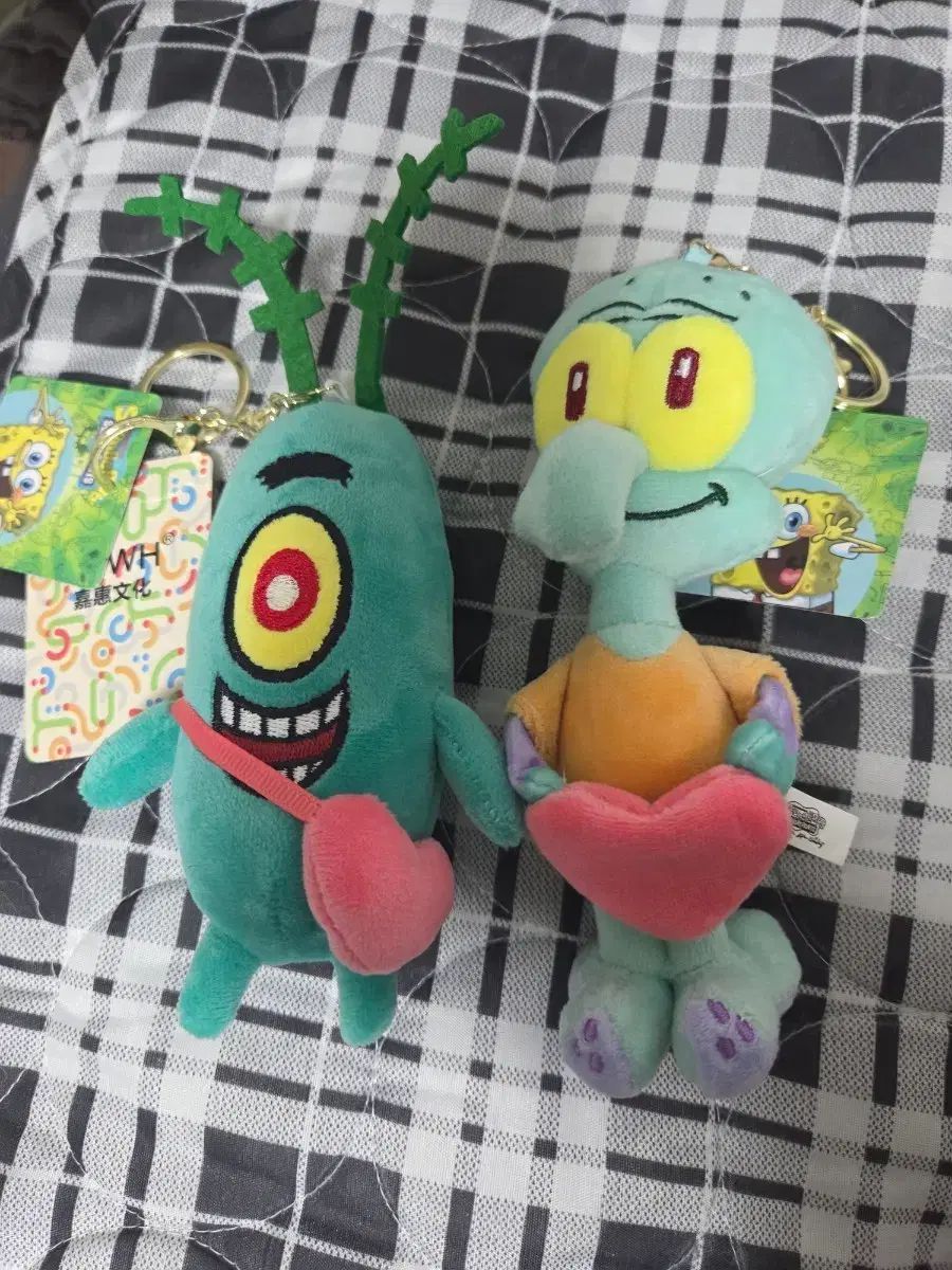 希少レア　スポンジボブ　イカルド　プランクトン　ぬいぐるみ スポンジボブ イカルド プランクストン - メルカリ