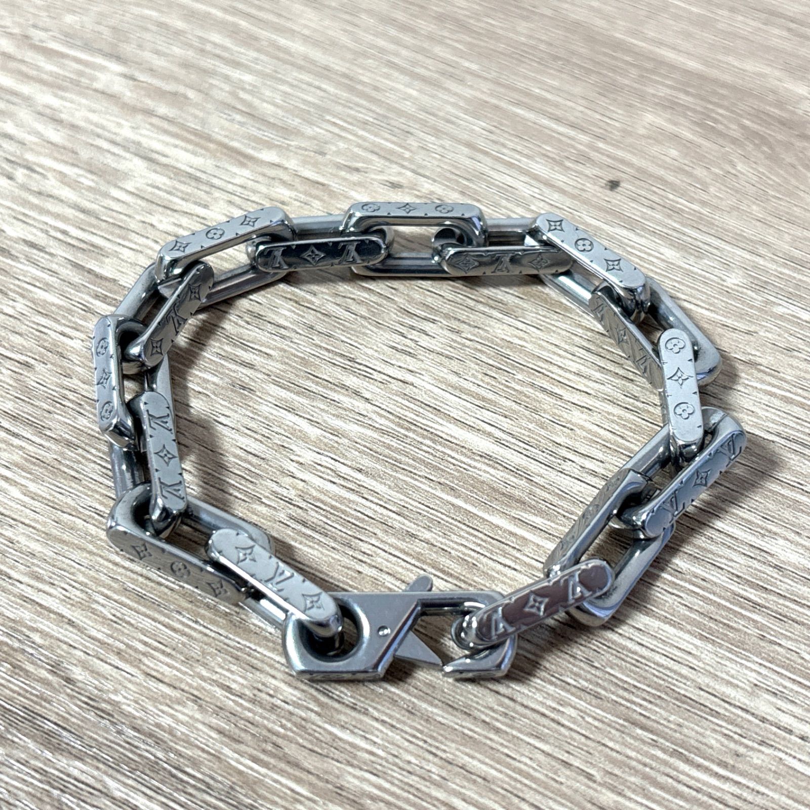 極美品 LOUIS VUITTON ルイヴィトン コリエ ブレスレット シルバー