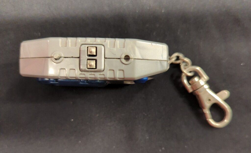 バンダイ デジモンペンデュラム ネイチャースピリッツ 銀ボディ/青枠