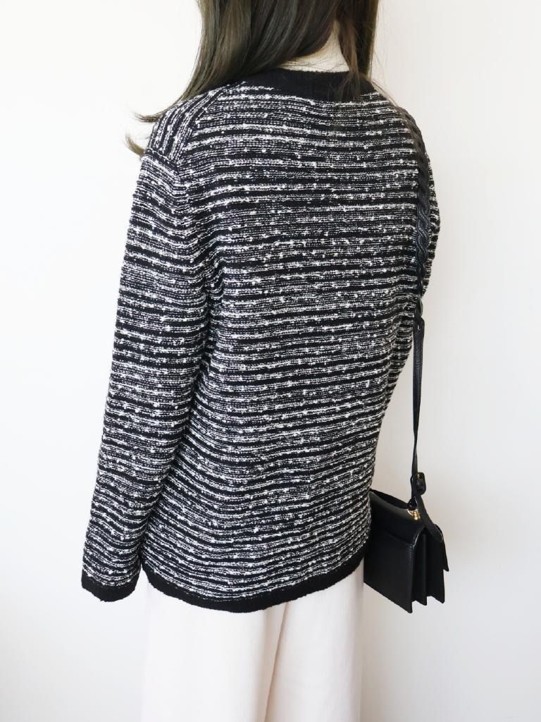 Theory luxe Canberra Aella 2 ツイード風カーディガン Theory luxe Canberra Aella 2 ツイード風カーディガン