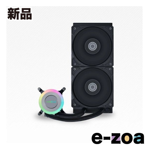 LIAN LI リアンリー 水冷式CPUクーラー GALAHADII Lite 240P 3800RPM/パフォーマンスバージョン/黒 GA2L24PB (2648144)