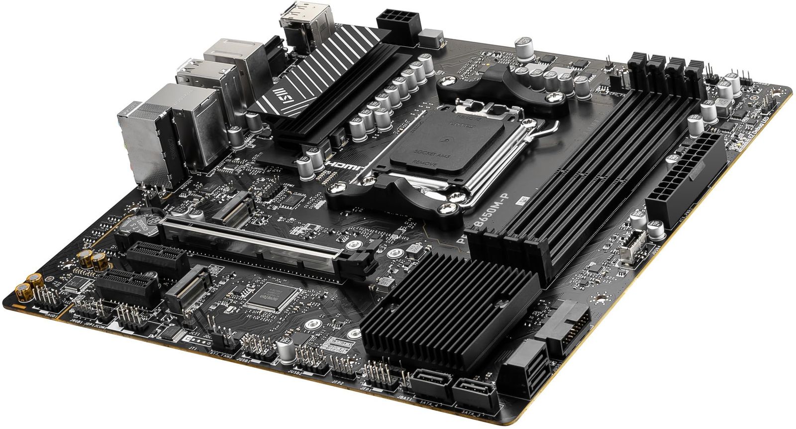  MSI マザーボード PRO B 650 M P AMD 650搭載 モデル ATX DDR 5 7200 OC 対応 Ryzen 8000 7000 シリーズ AM 対応MB 6170 MicroATX PC用ファン クーラー PCパーツ