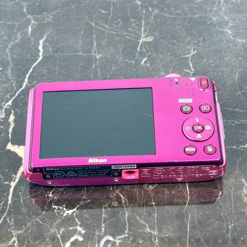 Nikon COOLPIX S3600 ピンク 2010万画素 8倍ズーム 25mm広角 手ブレ
