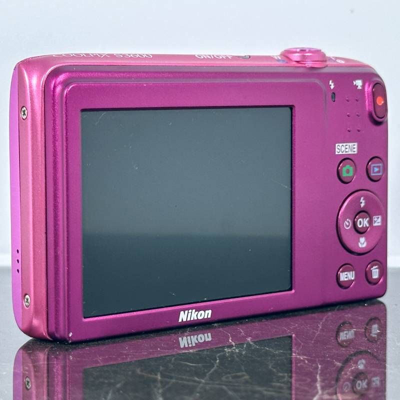 Nikon COOLPIX S3600 ピンク 2010万画素 8倍ズーム 25mm広角 手ブレ