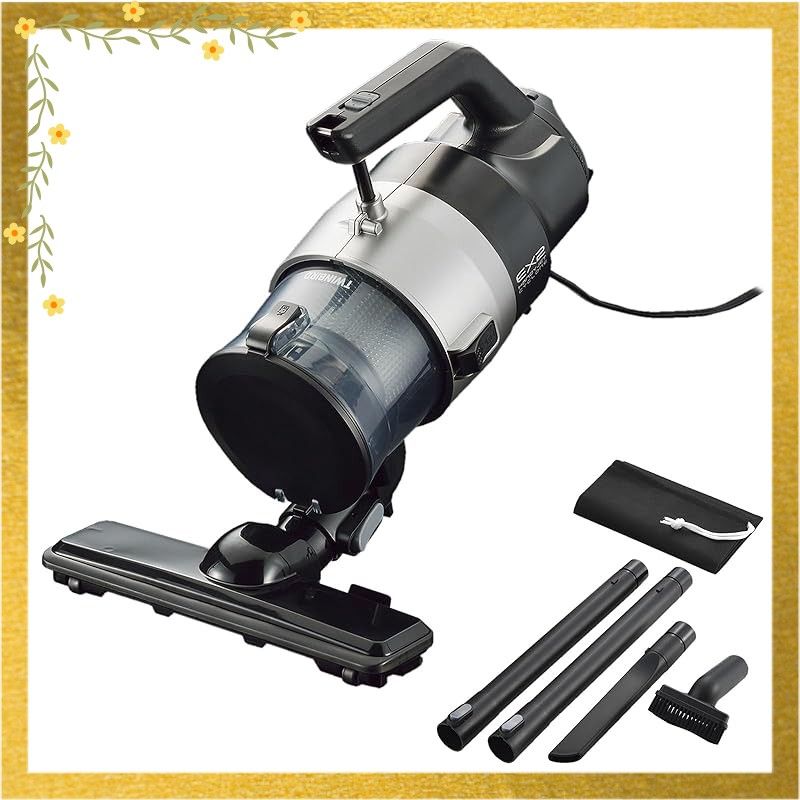 ツインバード パワーハンディークリーナー ハンディージェットサイクロンEX 2 HC EB 53 GY カークリーナー 車 車用掃除機 ガレージ ソファ カーペット サイクロン式 紙パック不要 水洗い グレー