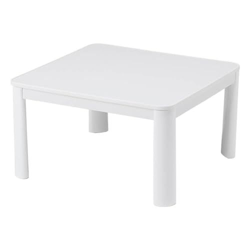 MAXZEN こたつ テーブル こたつ机 一人用こたつ 正方形 70 一人暮らし 天面 カジュアル コンパクト インテリア 暖房器具 季節家電 メーカー製ヒーター シンプル ホワイト 白 JOT K 070 RE WH マクスゼンe 87 ffc 80 c