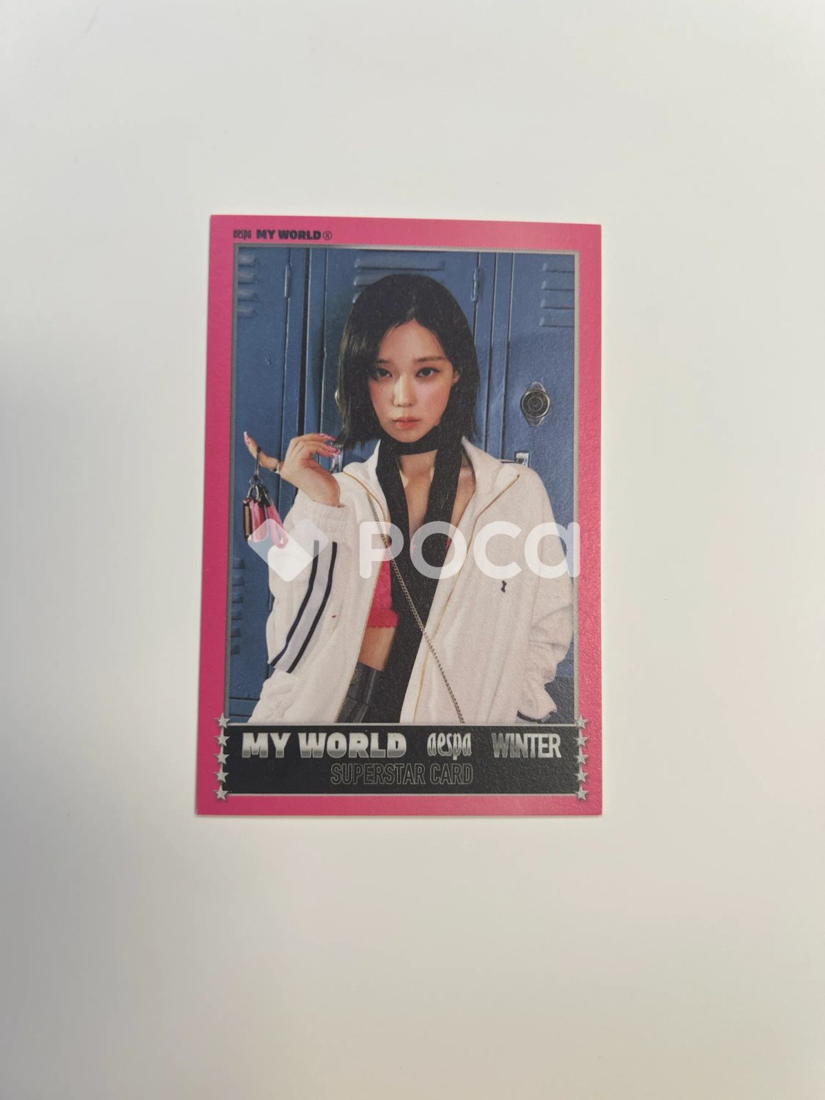 aespa ウィンター MY WORLD Zine Ver. トレーディングカードセット