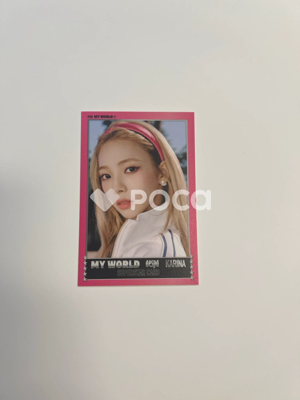 aespa カリナ MY WORLD Zine Ver. トレーディングカードセット - メルカリ