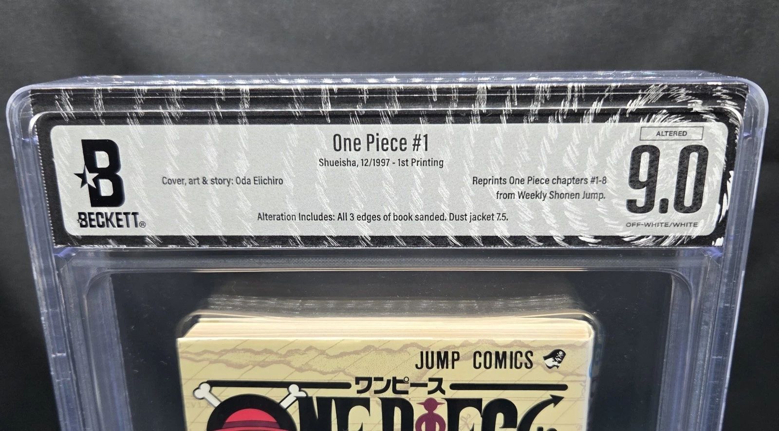BGS 9.0 ONE PIECE ワンピース 1巻 Vol.1 初版 1st Printing Beckett