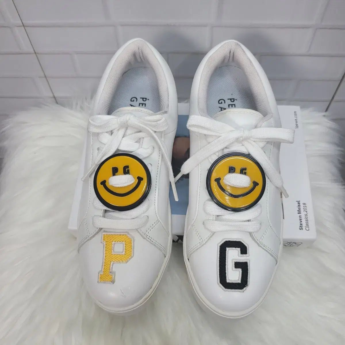 PEARLY GATES パーリーゲイツ 白 ゴルフシューズ