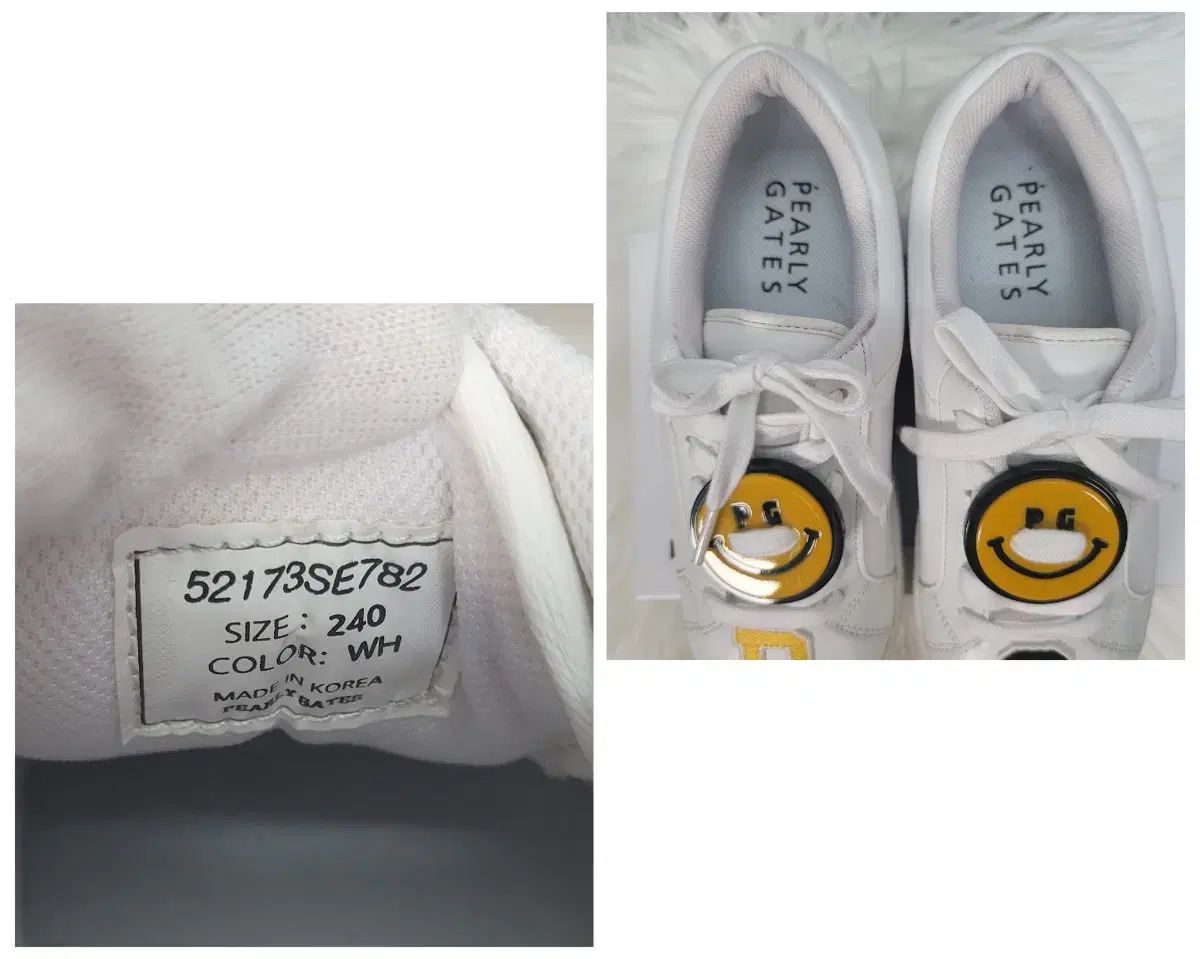 PEARLY GATES パーリーゲイツ 白 ゴルフシューズ