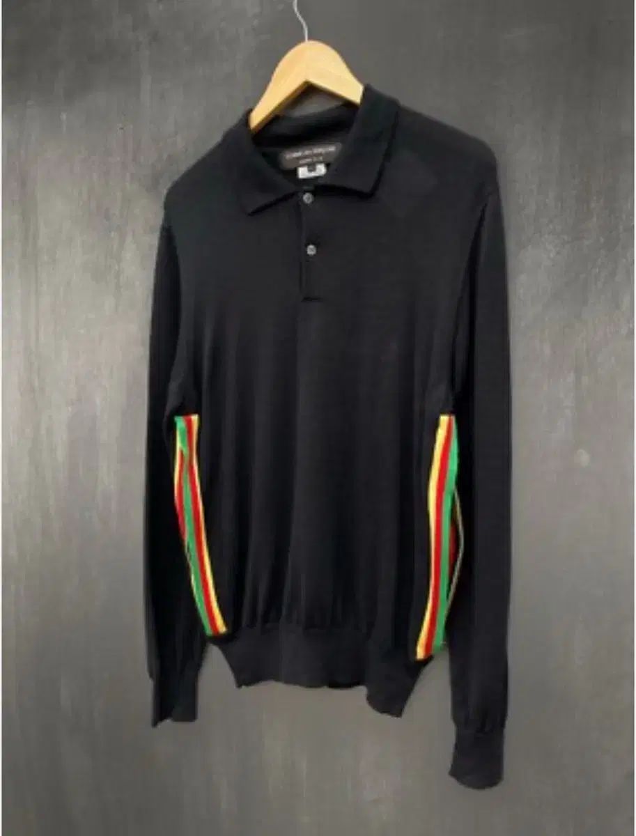 コム デ ギャルソン オム ブラック ニット