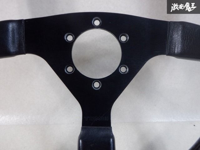 当時物‼希少‼ TOMEI 東名 ハンドル ステアリング ホイール レザー 直径