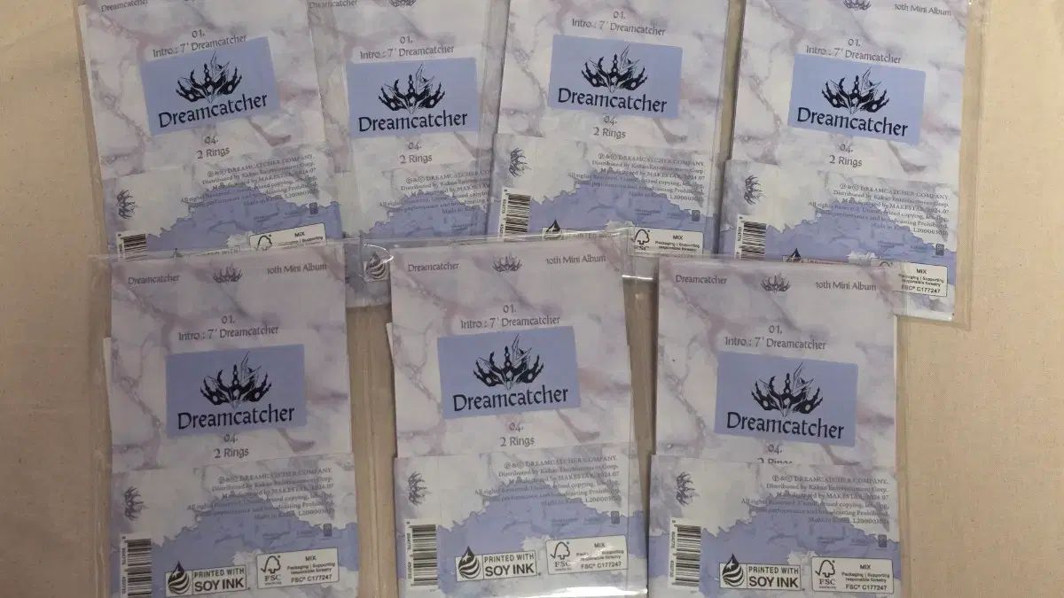 7種フルセット ドリームキャッチャー 10 th Album