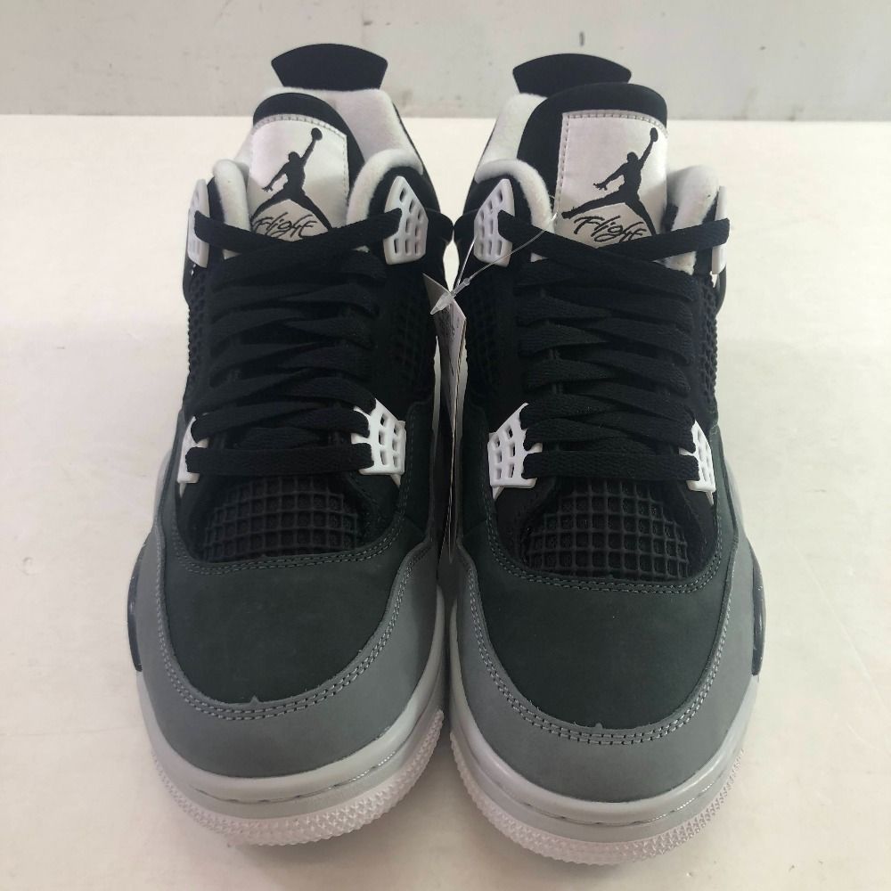 04 w 5504∞ NIKE AIR JORDAN 4 ナイキ エアジョーダン フィア FQ 8138 002 ブラック ホワイト 28 cm スニーカー
