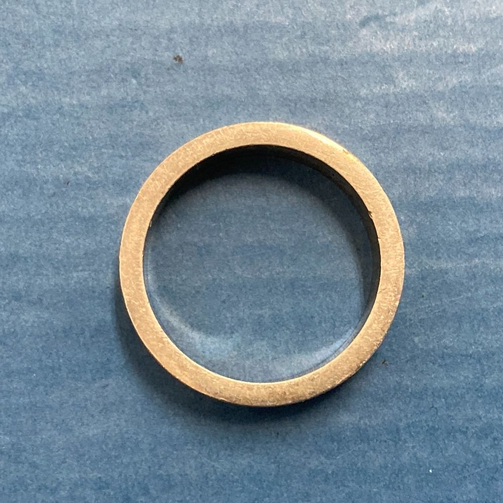 02 w 21017 グッチ GUCCI Ag 925 ゴースト シルバーリング サイズ表記20 実寸19 5号 リング 指輪 品