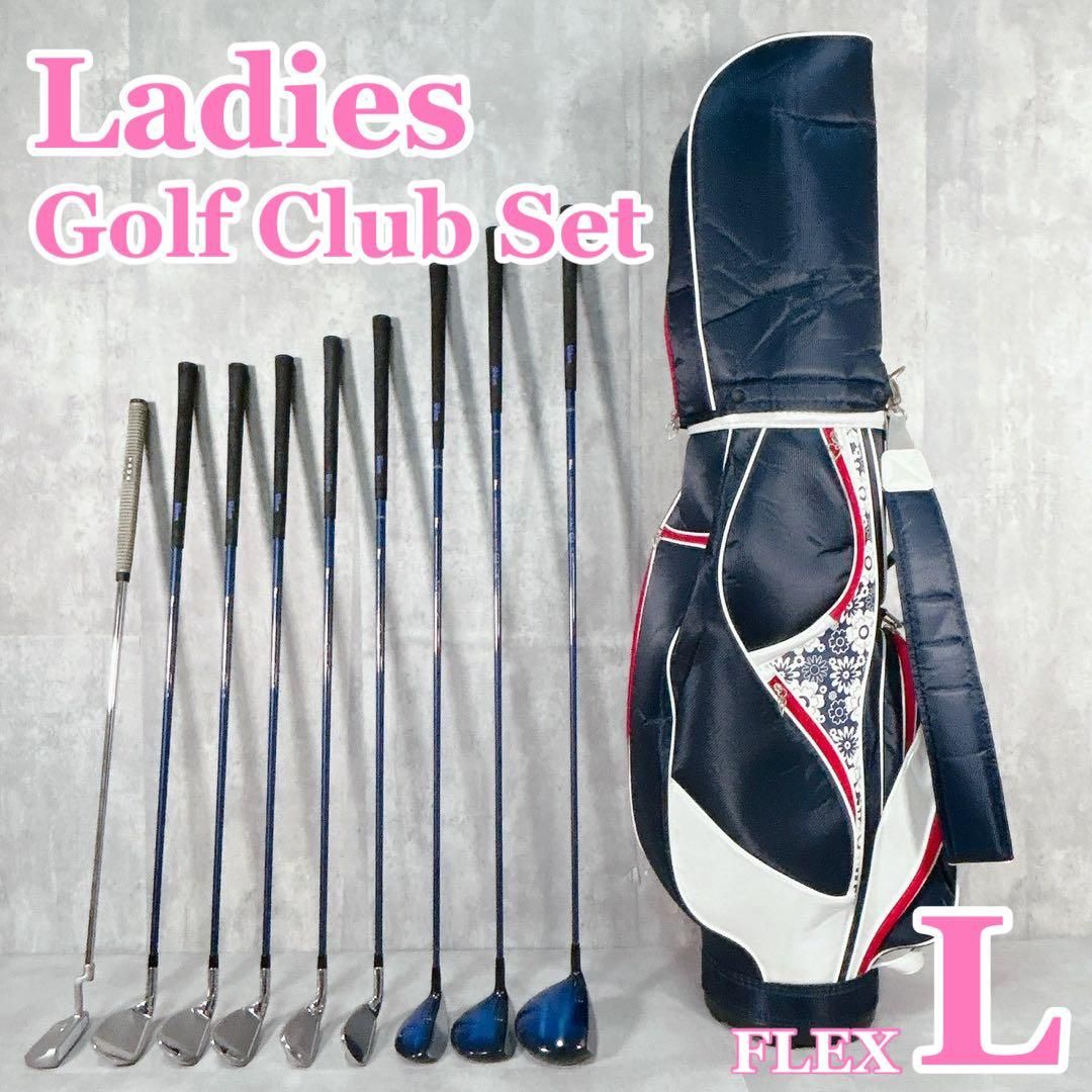 V 523 Wilson Tiara 他 レディース ゴルフ クラブセット 10点