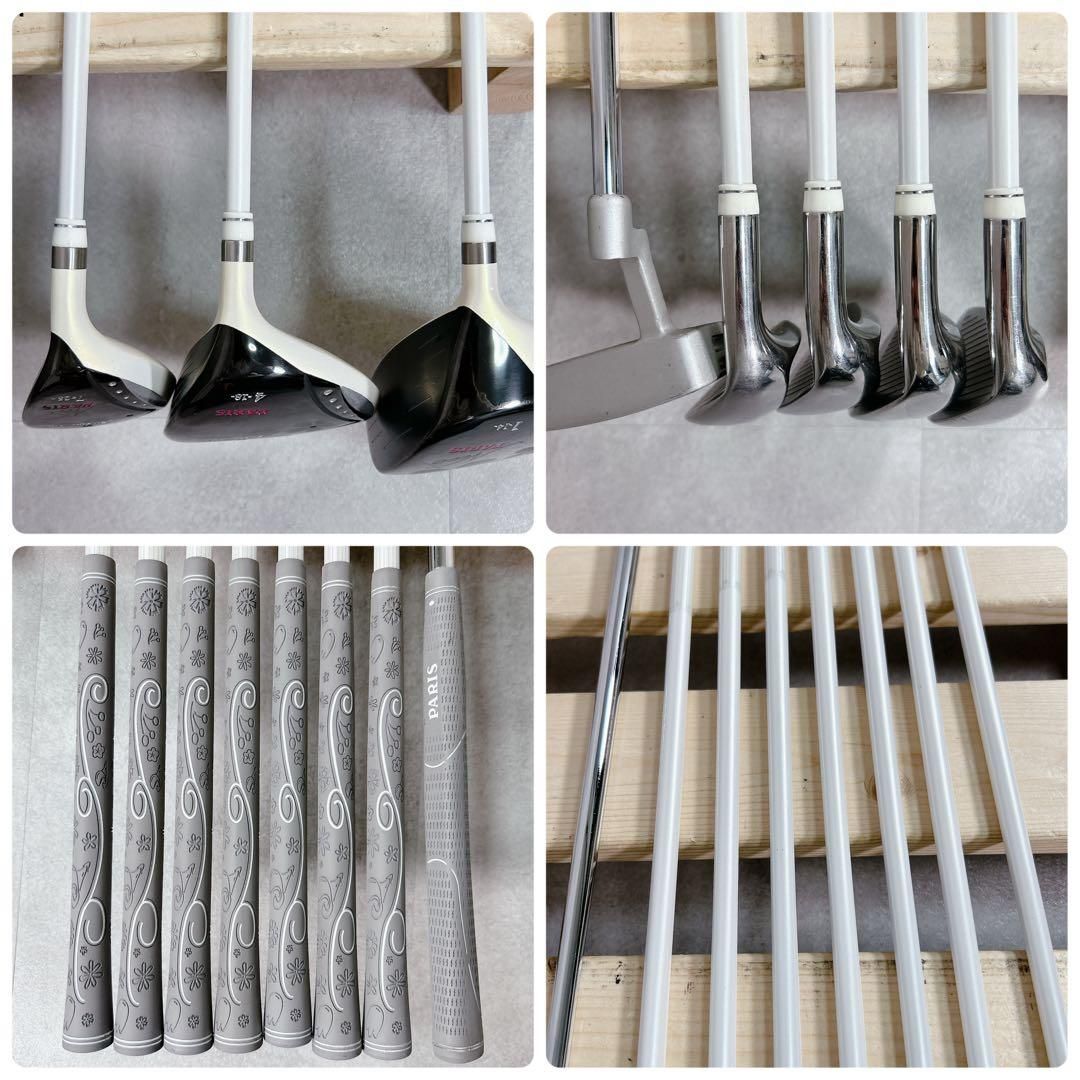 V503 XXIO 他 レディース ゴルフ クラブ セット 9点 高級感 白 - メルカリ