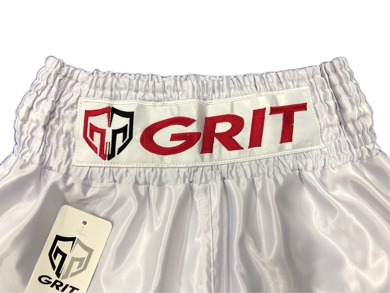 GRIT BOXING LONG SHORTS WHITE ボクシングショーツ - メルカリ