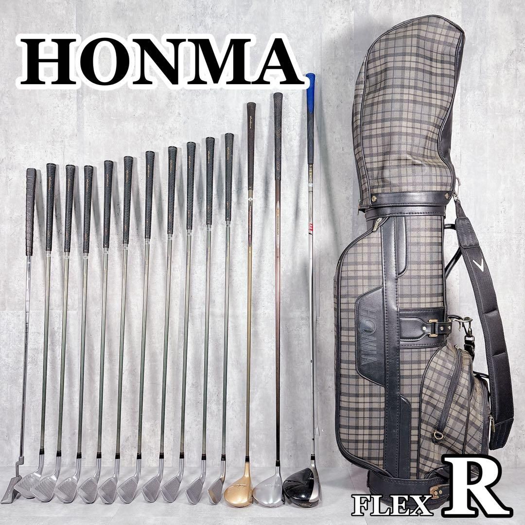 V 524 HONMA メンズ ゴルフ クラブセット 15点 フル 豪華 チェック
