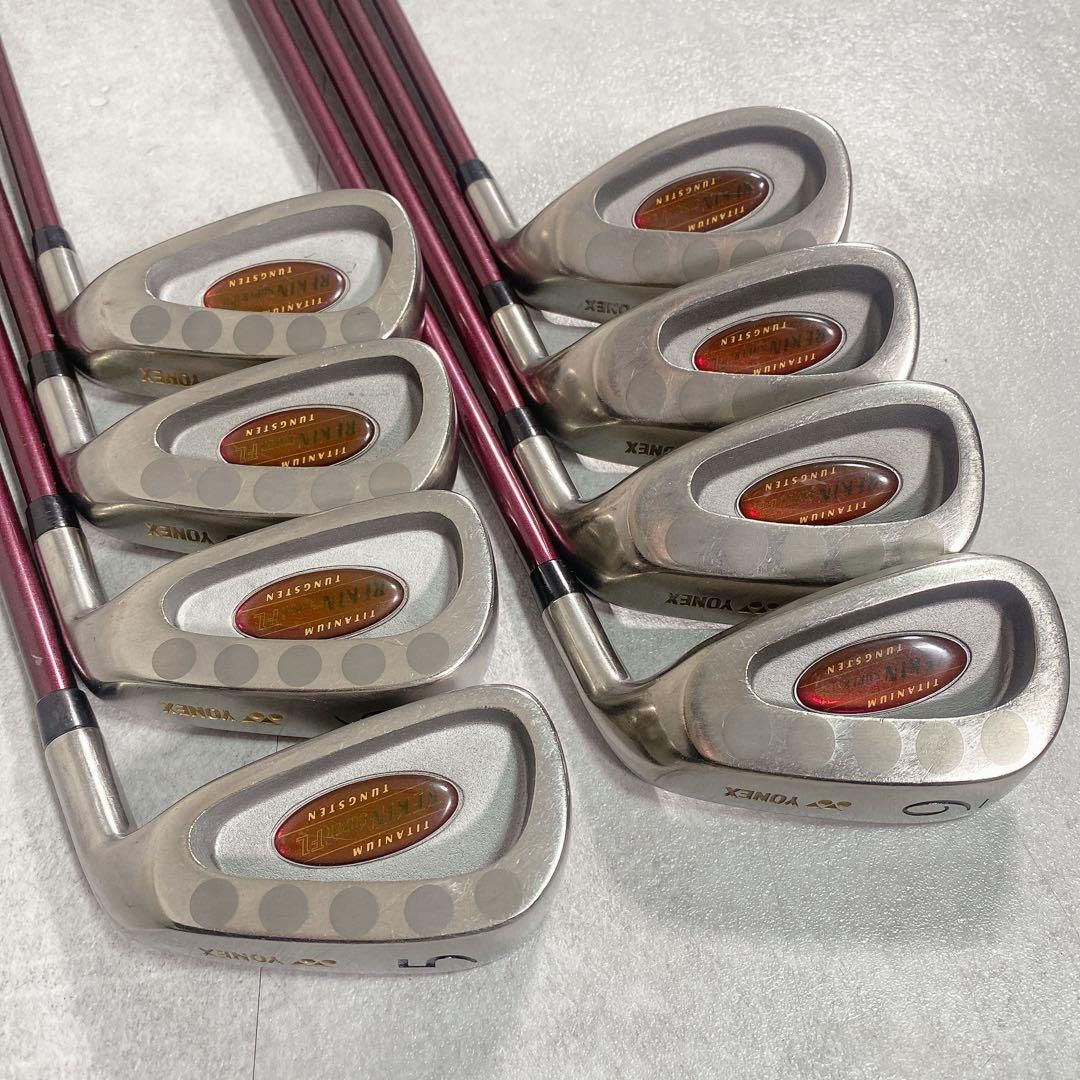 V496 YONEX 他 レディース ゴルフ クラブ セット 初心者 赤 - メルカリ