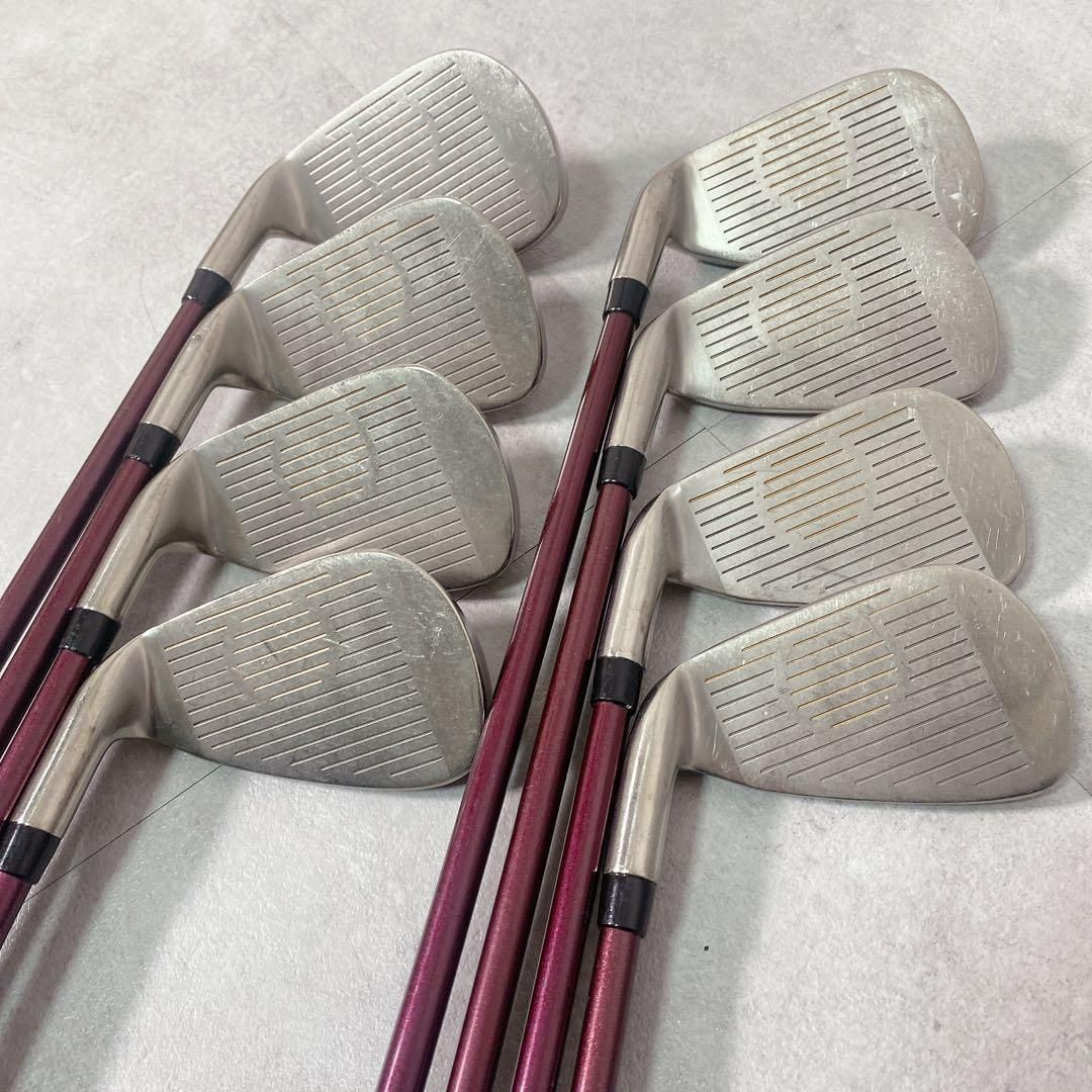 V496 YONEX 他 レディース ゴルフ クラブ セット 初心者 赤 - メルカリ