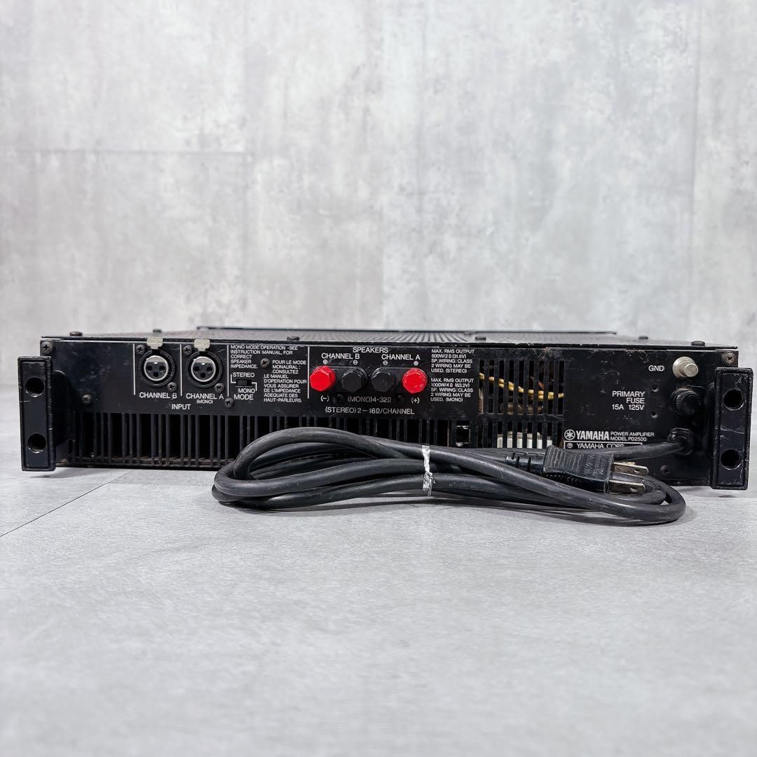 V516 YAMAHA PD2500 パワーアンプ オーディオ機器 業務用 V516 YAMAHA PD2500 パワーアンプ オーディオ機器 業務用 - メルカリ
