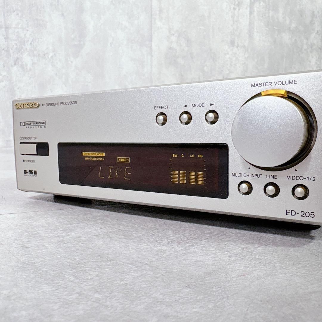 V530 ONKYO オンキョー ED-205 AVサラウンドプロセッサー - メルカリ