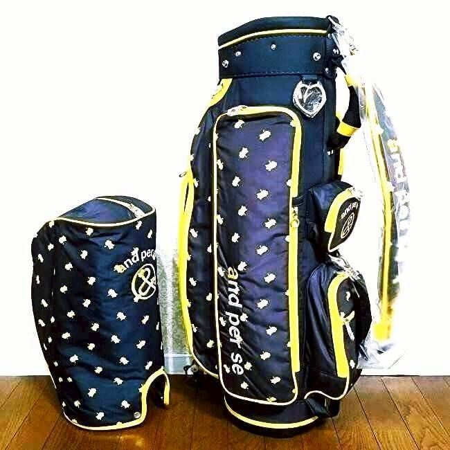 アンパスィ キャディバック ゴルフバック and per se golf キャディバックカバー