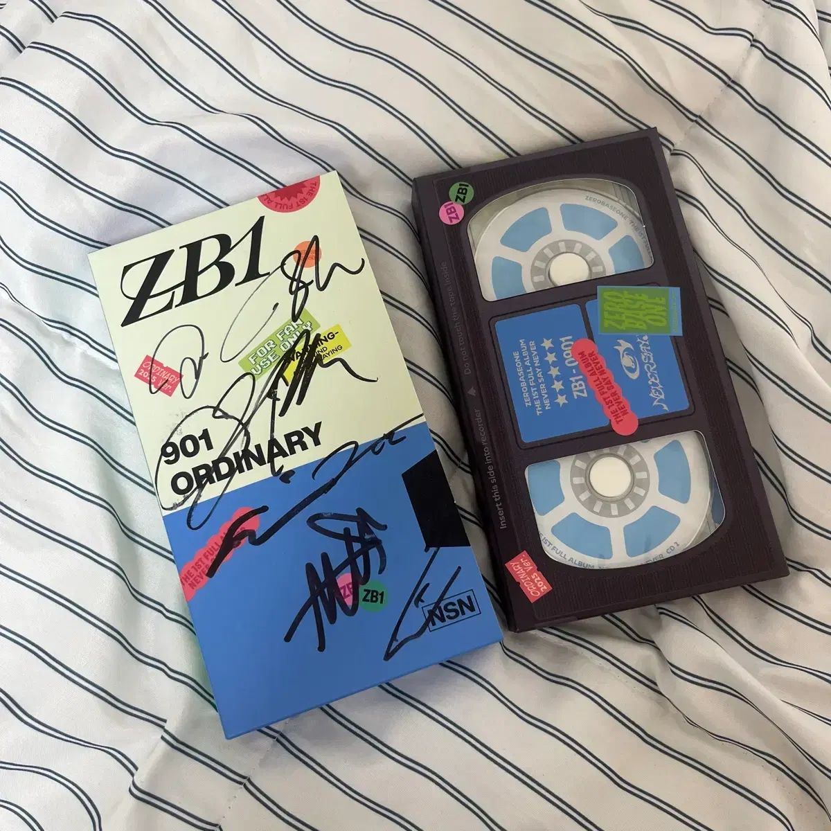ゼロベースワン ZB 1 ゼベワン NEVER SAY アイコニック サイン入り アルバム