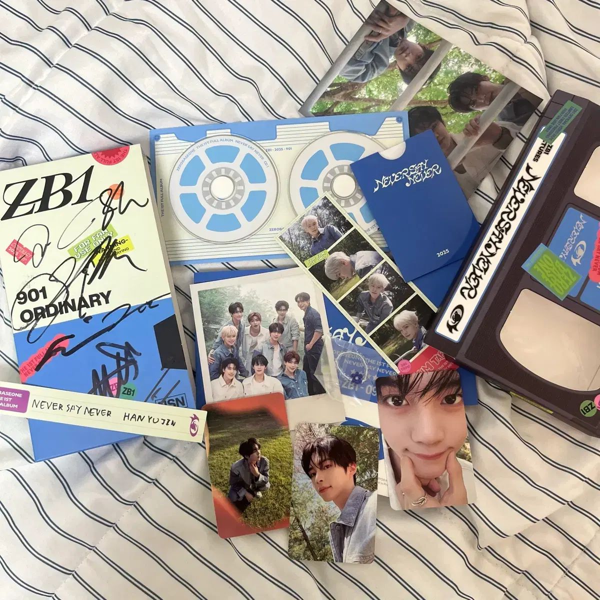 ゼロベースワン ZB 1 ゼベワン NEVER SAY アイコニック サイン入り アルバム