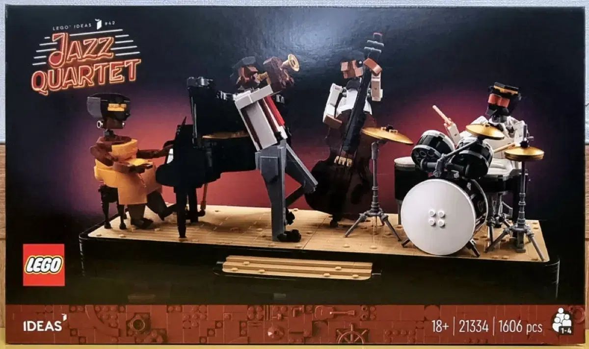 LEGOブロック アイデア 21334 ジャズ 4重奏