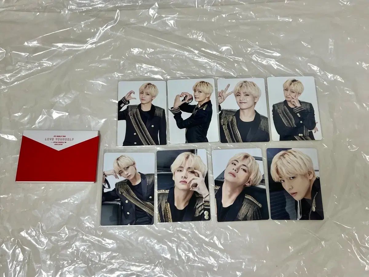 BTS V テテ トレカ LoveYourself speakyourself BTS WORLD TOUR LOVE