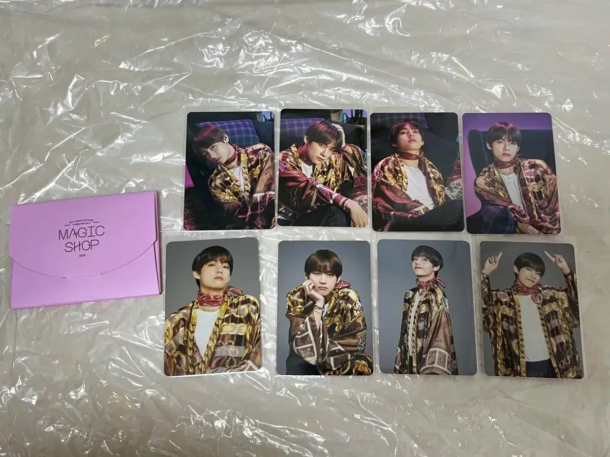 BTS ミニフォト テヒョン コンプ済み BTS MAGICSHOP ミニフォト