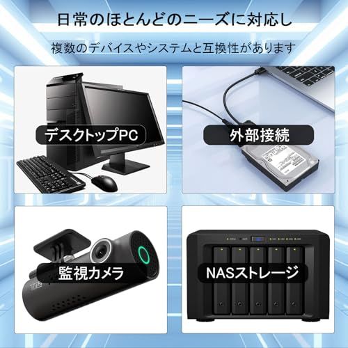 整備済み品 東芝 HDD 1 TB 3.5インチ 内蔵 ハードディスク SATA 6 Gb s 5700 rpm 32 MB キャッシュ ビデオ編集 DVR NVRアプリケーション向け 1年間の保証e SSD HDD