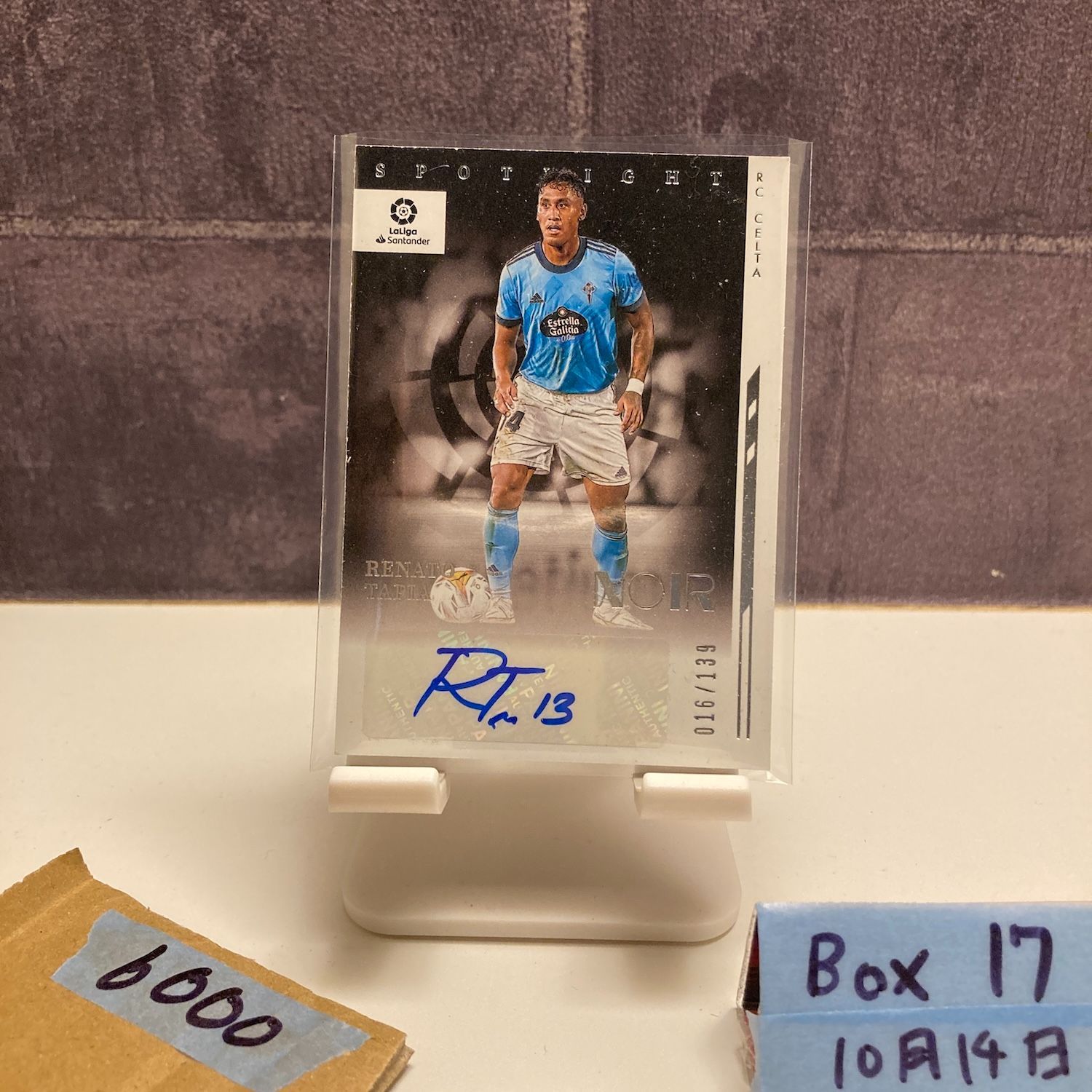 2021-22 Panini Chronicles Noir La Liga Santander Renato Tapia 016