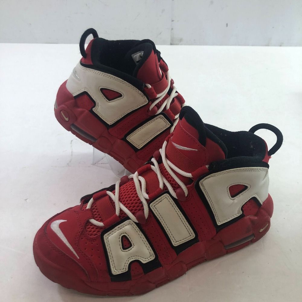04 w 5506∞ NIKE AIR MORE UPTEMPO ナイキ エア モア アップテンポ シカゴブルズ CD 9402-600 レッド ホワイト ブラック 24 cm モアテン スニーカー