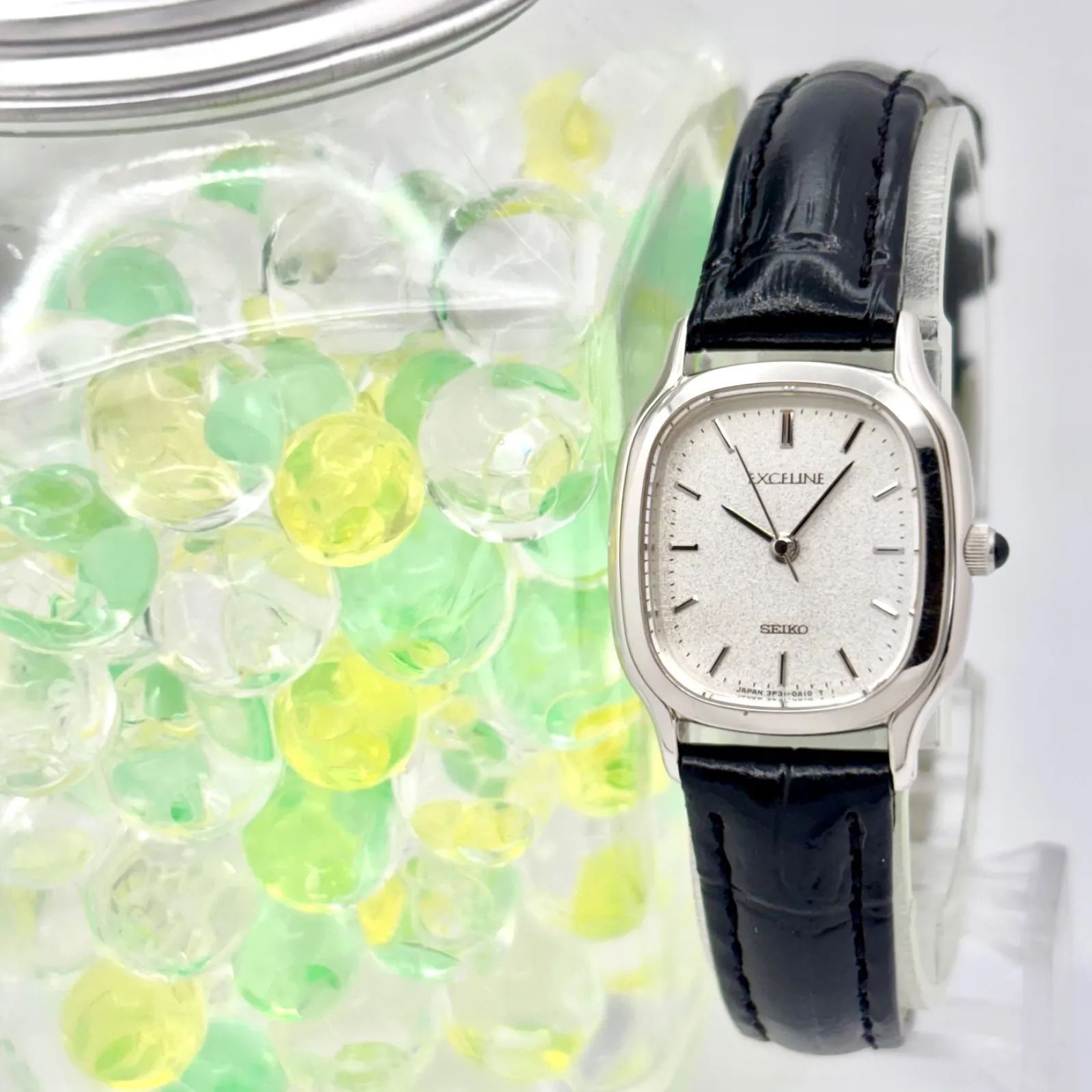 電池 SEIKO セイコー エクセリーヌ レディース 腕時計 シルバー 3 F 31 5 A 00 4 N 0238 ベルト