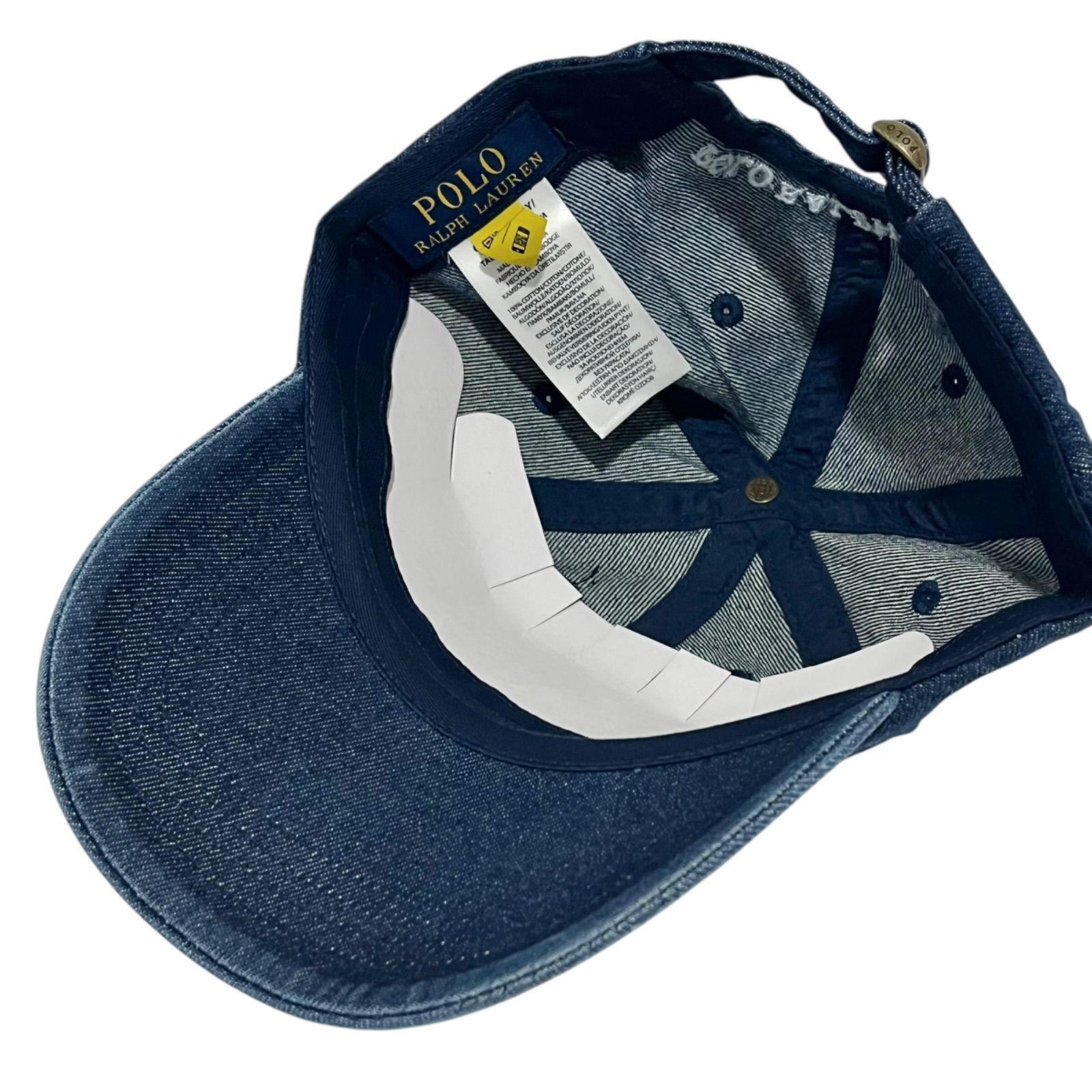 新品】Polo Ralph Lauren ラルフローレン ポロベア デニム キャップ