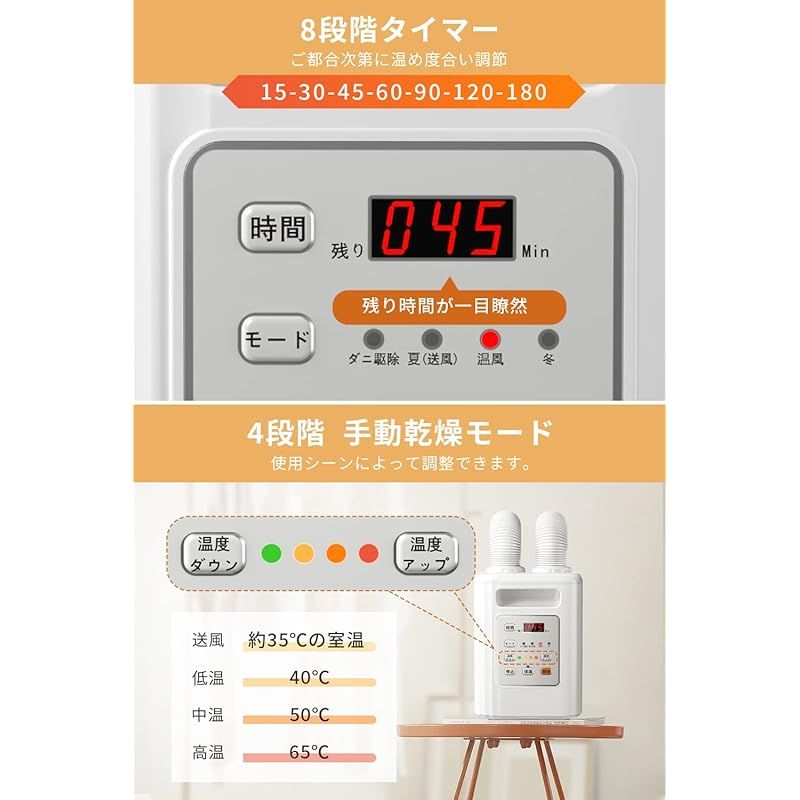 8段階タイマー ツインノズル