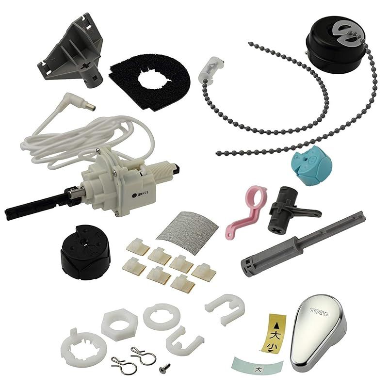 TOTO ウォシュレット アプリコット用便器洗浄ユニット 密結便器右ハンドル用 クローム ×6 cm TCA 321 0