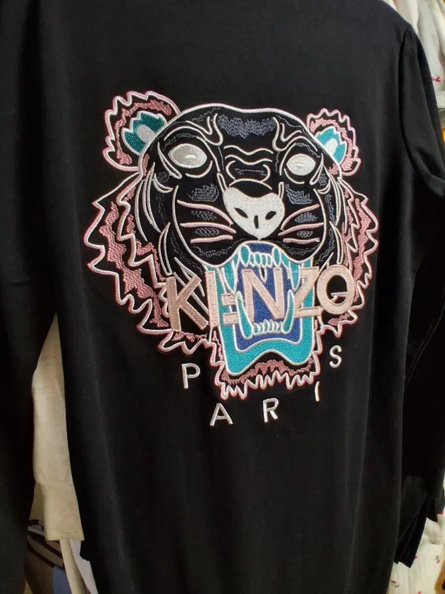 KENZO ケンゾー ブラック タイガー 刺繍 ロング ONE PIECE - メルカリ