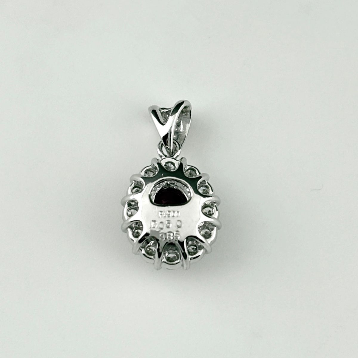 ルビー ペンダントトップ プラチナ メレダイヤ ペンダントトップ Pt900