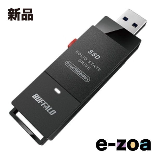 BUFFALO バッファロー SSD 1.0TB ブラック USB Type-Cコネクタ付属 SSD-SCH1.0U3BA/D (2636350)