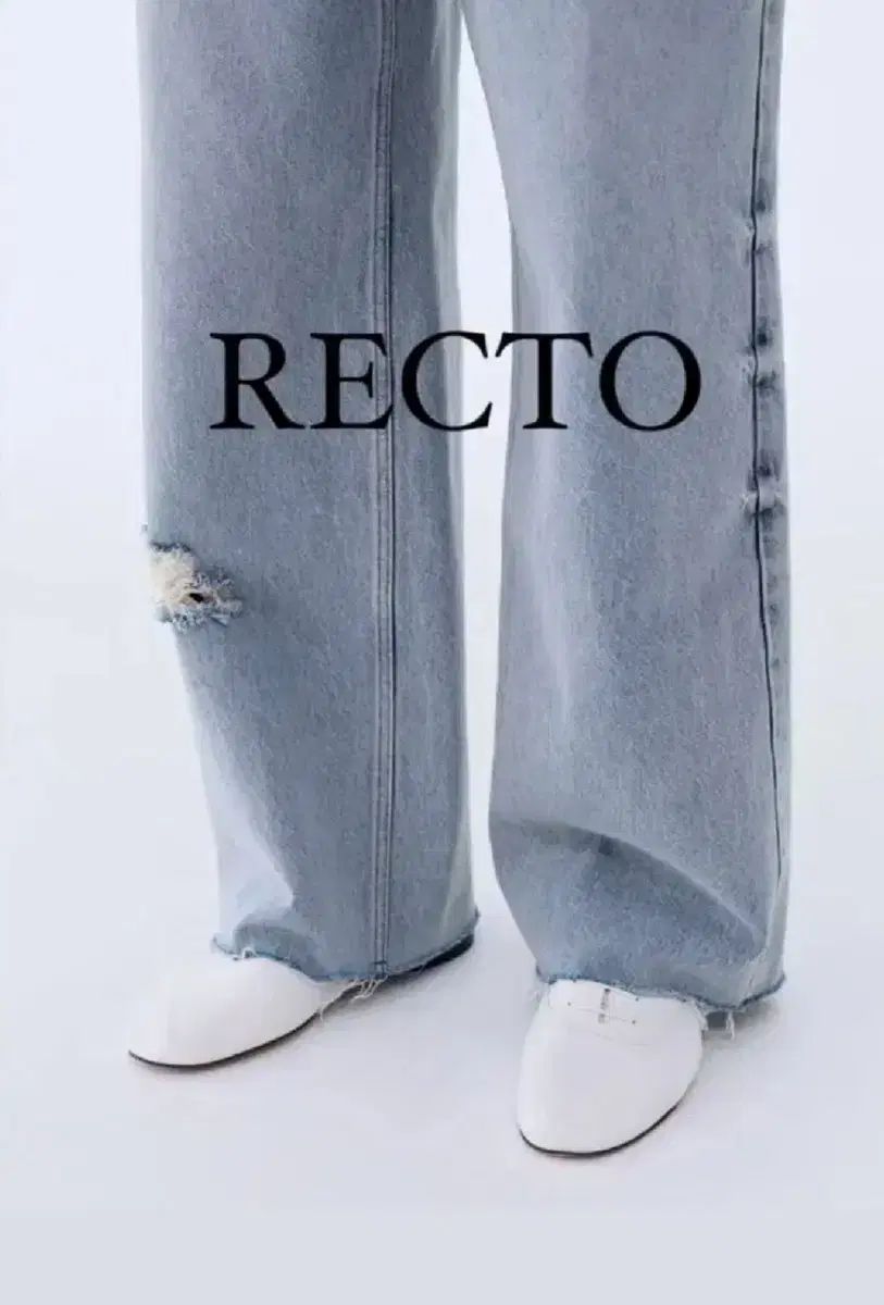 レクトダメージワイドデニム Lサイズ