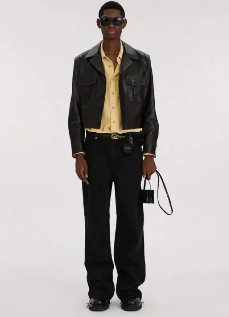 レクト ローライズ デニム パンツ Lサイズ