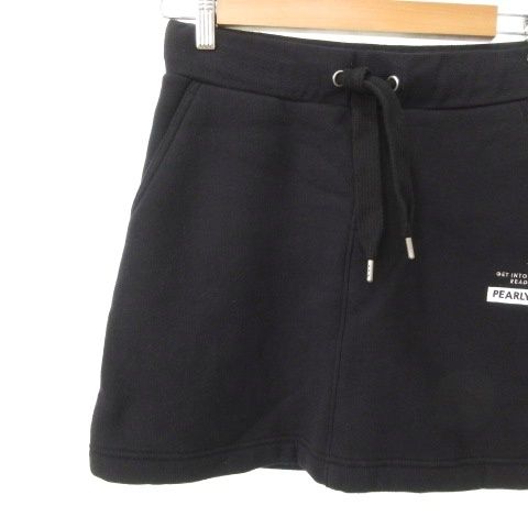 パーリーゲイツ PEARLY GATES 美品 ミニスカート スウェット 裏起毛