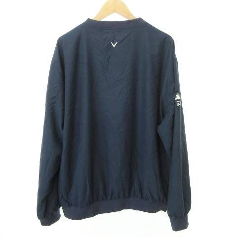 キャロウェイ CALLAWAY 美品 トレーナー 長袖 ロゴ Vネック 薄手