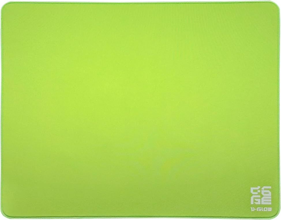 D GLOW 究 JIU ゲーミングマウスパッド 布製 コントロール イラスト アニメ XLサイズ490 420 mm 3 5 mm高密度ポリウレタンベース エッジ加工 フラットパッケージ グリーン